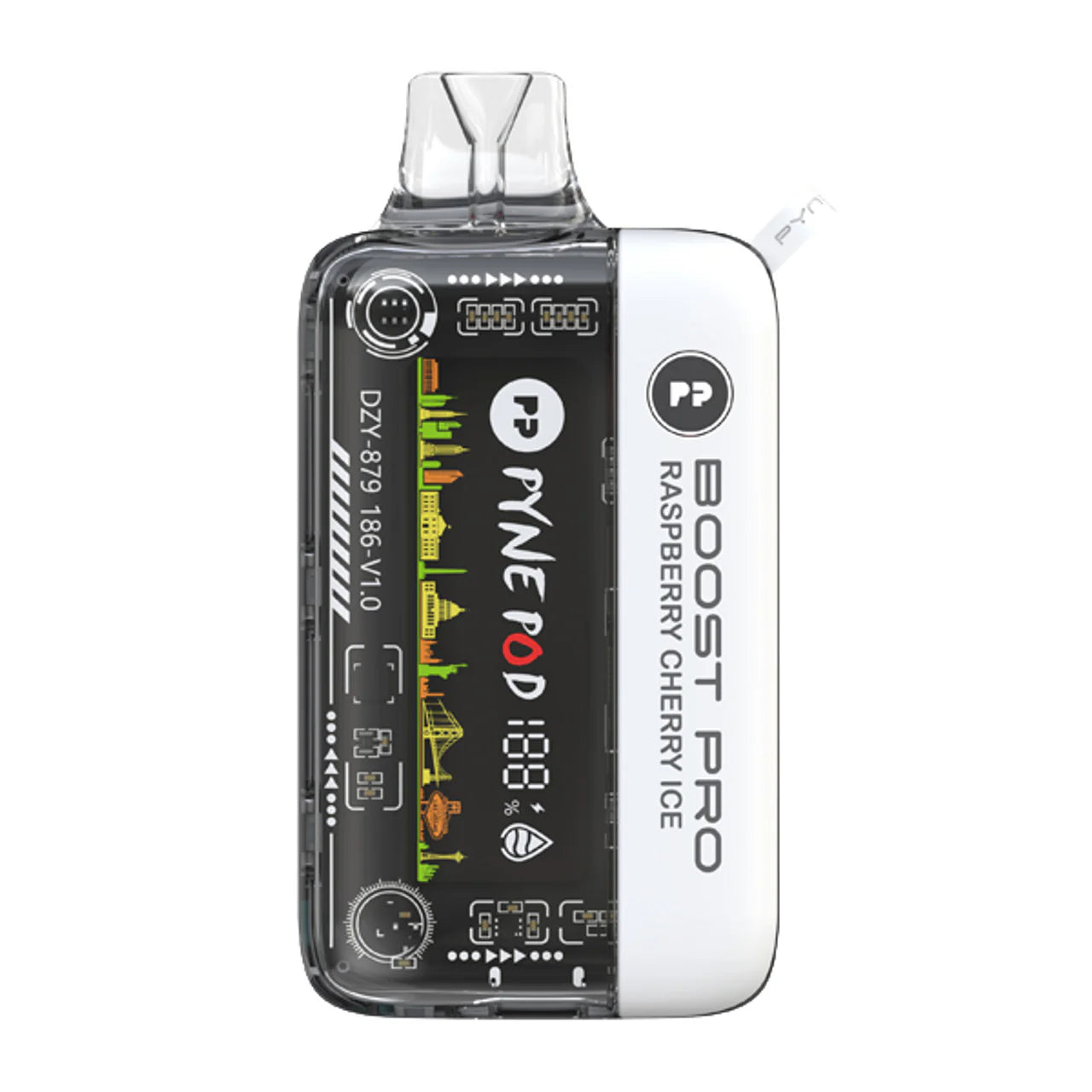 Raspberry Cherry Ice Pyne Pod Boost Pro 20000 - Black Coral